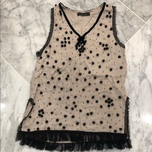 Twinset polka dot top